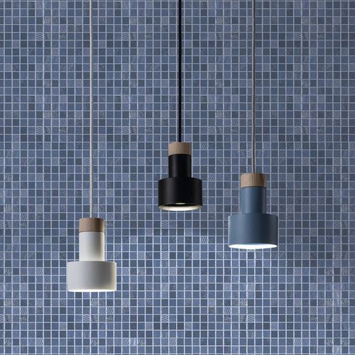 Pastilhas para ambiente interno - METAL BLENDS - ONIX Mosaico - para piscina / de parede / em vidro