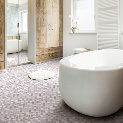 Pastilhas para ambiente interno - HEX STONEBLENDS - ONIX Mosaico - para piscina / de parede / de piso