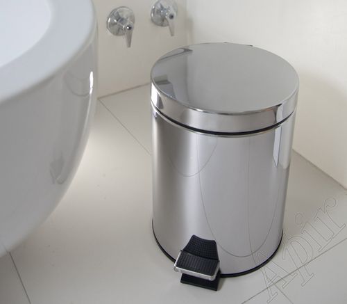 Lixeira para cozinha - PEDALE-BIG - APIR SRL - para banheiro / em aço inoxidável / com pedal