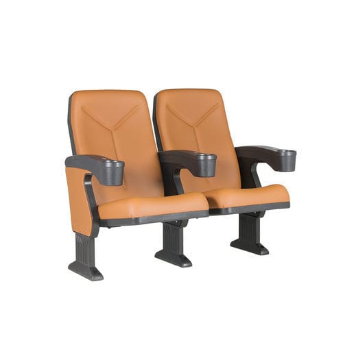 Poltrona de cinema em espuma de poliuretano - BOGART V05 - Euro Seating International - em polipropileno / da linha comercial / azul