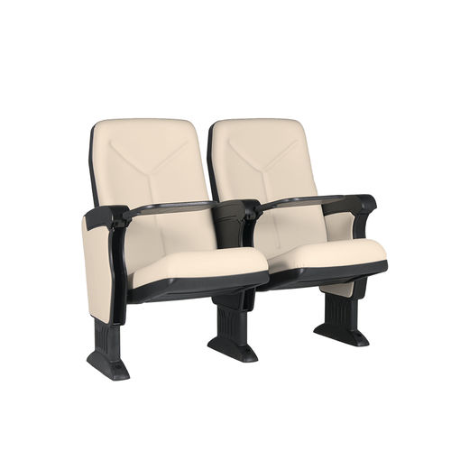Poltrona de auditório contemporânea - BOGART PL - Euro Seating International - em espuma de poliuretano / em aço / em polipropileno