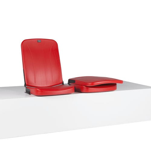 Assento de arquibancada rebatível - MICRA TEK 500 - Euro Seating International - em polipropileno / em polietileno / para instalações esportivas