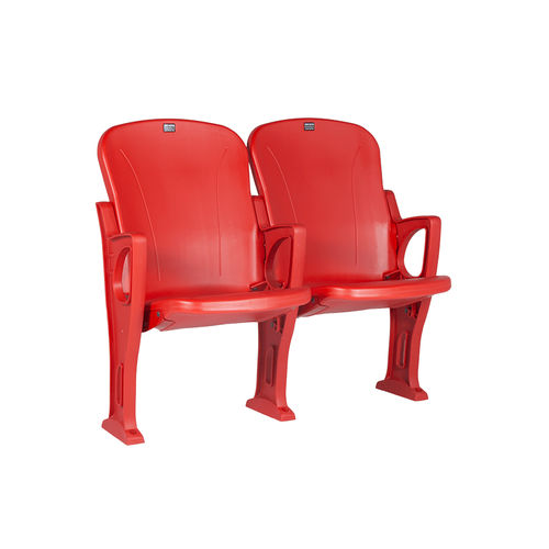 Poltrona de auditório contemporânea - ES 700 - Euro Seating International - em polietileno / em polipropileno / dobrável