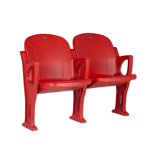 Poltrona de auditório contemporânea - ES 500 - Euro Seating International - em polietileno / em polipropileno / dobrável