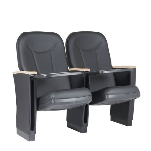 Poltrona de auditório contemporânea - FUSHION PL - Euro Seating International - em tecido / em espuma de poliuretano / em madeira