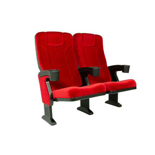 Poltrona de cinema em espuma de poliuretano - KING RUBY V03 - Euro Seating International - em polipropileno / da linha comercial / vermelha