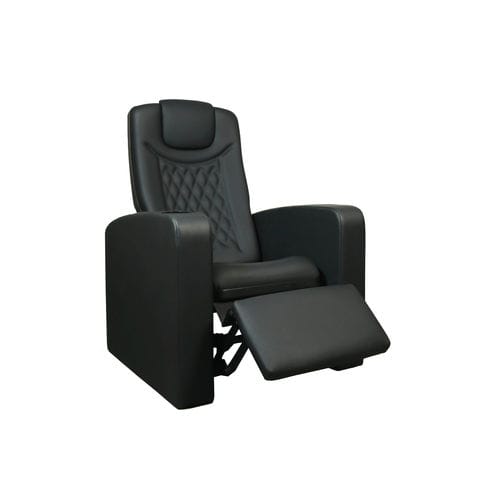 Poltrona de cinema em tecido - KING R10 - Euro Seating International - em couro sintético / em polipropileno / da linha comercial