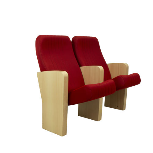 Cadeira de auditório contemporânea - Otelo X - Euro Seating International - para ambiente interno / em tecido / em poliuretano