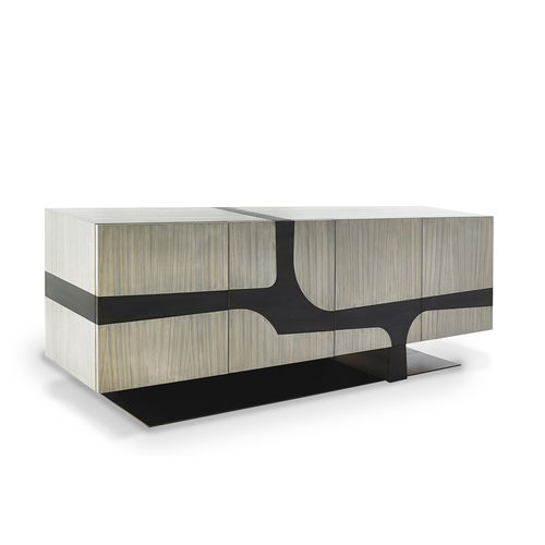 Buffet aparador contemporâneo - CY Nobu - Cliff Young - em madeira / em aço / com gavetas