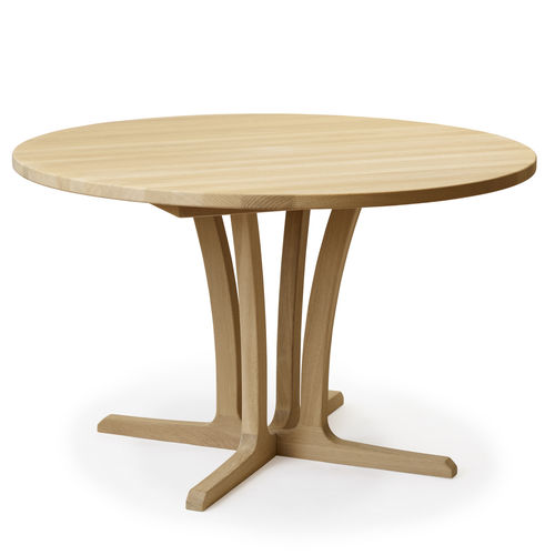 Mesa de jantar de design escandinavo - 4275GK - dyrlund - em carvalho / em nogueira / em teca
