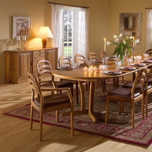Buffet aparador contemporâneo - 1103M - dyrlund - em madeira maciça / com gavetas / com portas de abrir