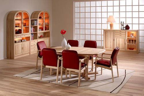 Conjunto de mesa e cadeiras contemporâneo - dyrlund - para ambiente interno / residencial / para mesa de jantar