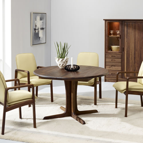Mesa de jantar de design escandinavo - 9276G - dyrlund - em madeira de freixo / em carvalho / em nogueira