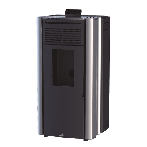 Salamandra a pellets - CORAL NC - Bronpi - 5 kW–10 kW / 10 kW–20 kW / de piso