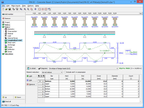 Software de projetos - BEAM - FINE - de análise estrutural / para estrutura de concreto / 3D