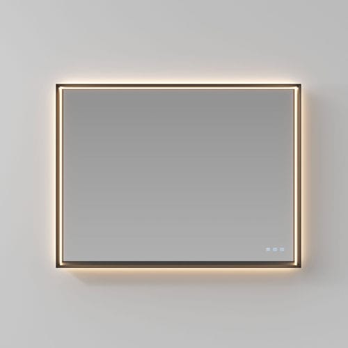 Espelho para banheiro de parede - PIGRECO BACKLIT - IDEAGROUP - contemporâneo / retangular / em alumínio