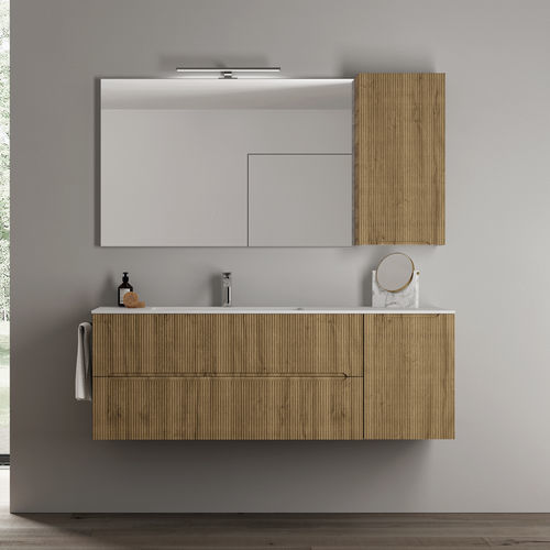 Espelho para banheiro de parede - ELMA - IDEAGROUP - contemporâneo / retangular / horizontal