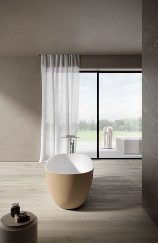 Banheira oval - ELLISSE - IDEAGROUP - de embutir / freestanding / back to wall
