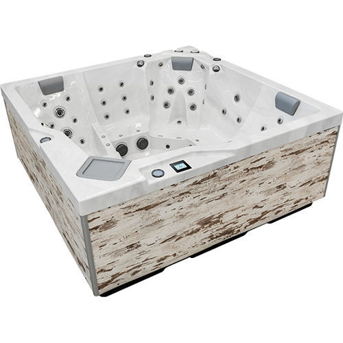 Spa acima do piso - ALMANDINE OKA5 - POOLSTAR - quadrado / de 5 lugares / em acrílico