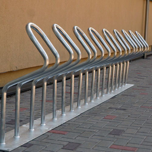 Bicicletário de piso - GM-07 3 - Darba Spars - com sistema de segurança / de design original / vertical