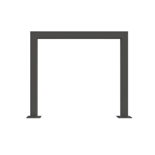Bicicletário de piso - GM-K6-01 - Darba Spars - com sistema de segurança / para espaço público / em aço inoxidável