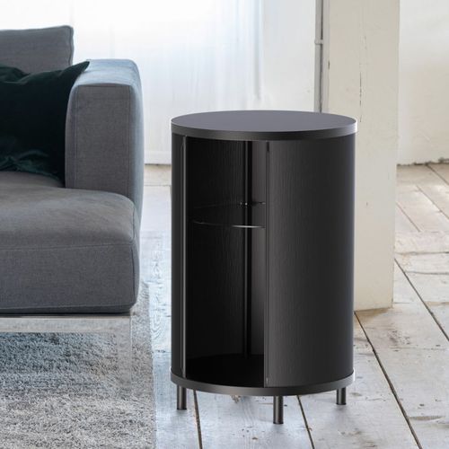 Buffet aparador contemporâneo - 73 CYLINDER 40 - Wogg - em madeira / branco / preto