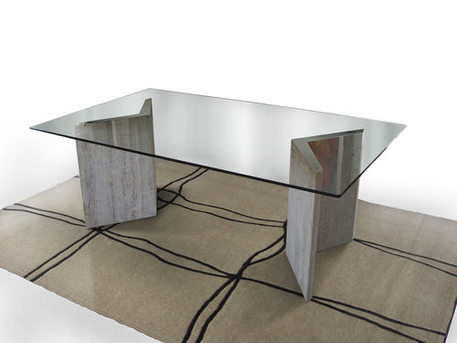Mesa contemporânea - HUALAPAI - GONZALO DE SALAS - em mármore / retangular