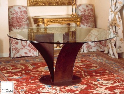 Mesa de jantar contemporânea - CAPITEL - GONZALO DE SALAS - metálica / em ferro / em metal laqueado