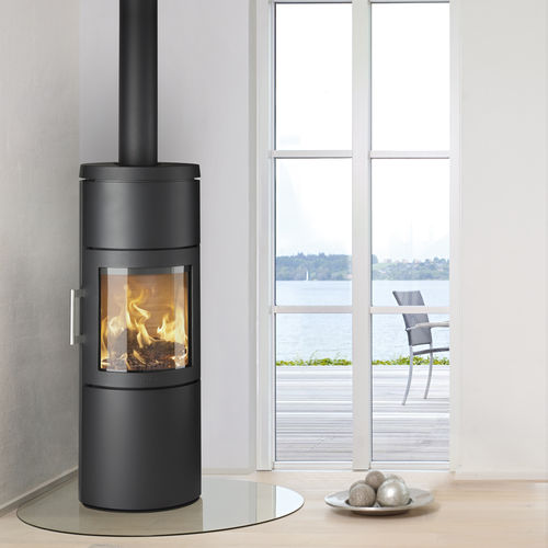 Salamandra a lenha - 3130 - HWAM Intelligent Heat AS - 0–5 kW / de canto / contemporânea