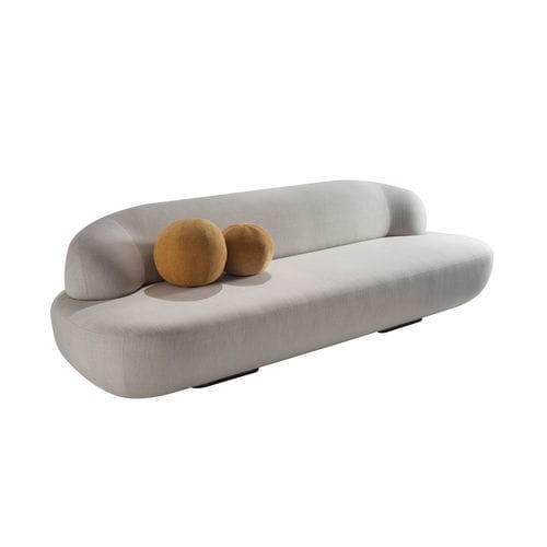 Sofá contemporâneo - LUA 110 - Adriana Hoyos - em tecido / com almofada removível / sem braços