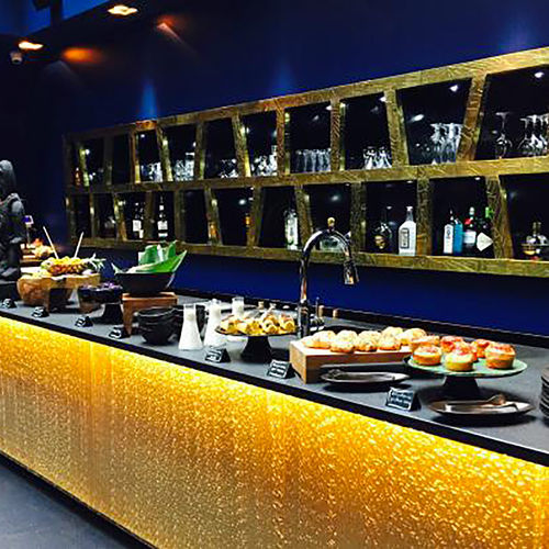 Painel decorativo para ambiente interno - 1K PARIS - DACRYL® - retroiluminado / LED / acrílico