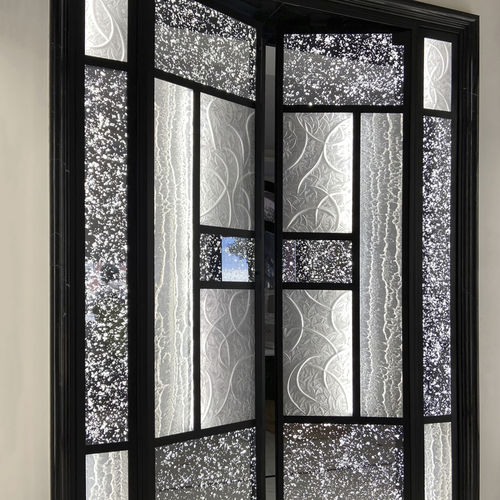 Porta interna - ARTWORK - DACRYL® - de resina / em acrílico / em vidro acrílico