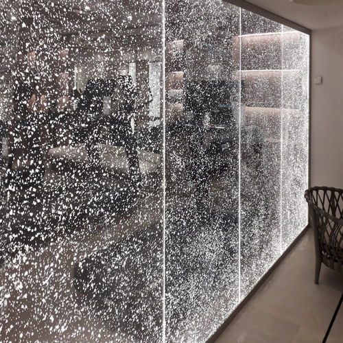 Painel decorativo para ambiente interno - BULLES DE VERRE - E019 - DACRYL® - retroiluminado / de resina / em vidro sintético
