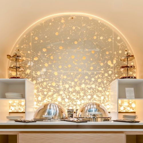 Painel decorativo de revestimento - HOTEL CLARIDGE / NATURE - F018 - DACRYL® - para móveis / de parede / para ambiente interno