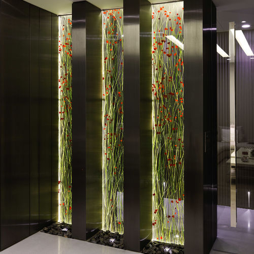 Painel decorativo de revestimento - HERBES & PÉTALES - E002 - DACRYL® - para móveis / de parede / para ambiente interno
