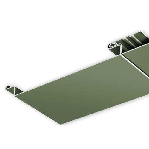 Revestimento de fachada em painéis - FLUSH/REVEAL SOFFIT - PAC-CLAD Petersen Aluminum - em chapa / liso
