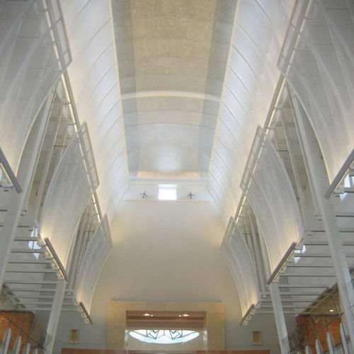 Tela metálica em latão - INFINITY - Cambridge Architectural Mesh - em aço inoxidável / para parede divisória / para quebra-sol