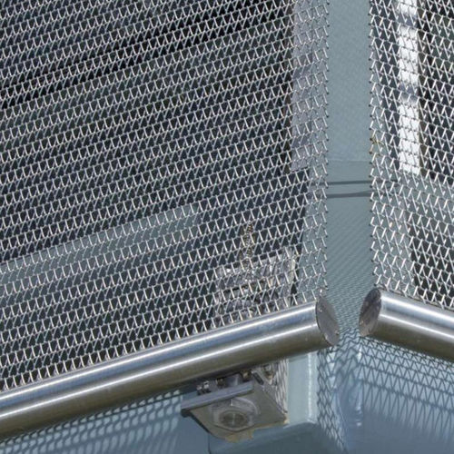 Sistema de fixação metálico - ECLIPSE - Cambridge Architectural Mesh - para revestimento de fachada / para ambiente interno / para ambiente externo