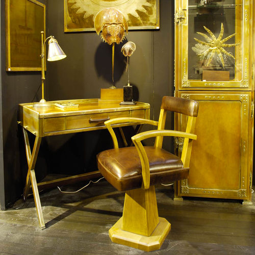 Mesa secretária clássica - CHARME DES TEMPS - Artcopi - em madeira / com compartimento de arrumação