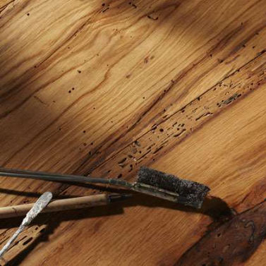 Piso estruturado - RECLAIMED ANTIQUE - Quadrolegno - em lariço / em madeira maciça / chevron