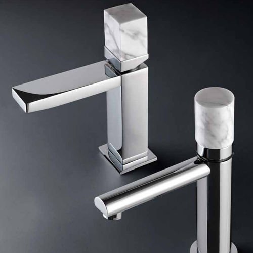 Misturador monocomando para lavatório - 45 002 CR/CA | 46 002 CR/CA - Griferías Maier - de bancada / em metal cromado / para ambiente interno