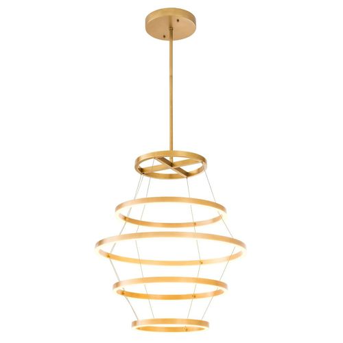 Lustre contemporâneo - ELEMENTS - EICHHOLTZ - em latão / de LED / feito à mão