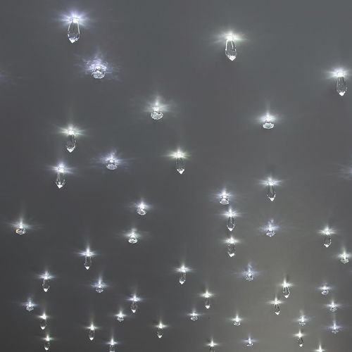 Plafon contemporâneo - CRISTAUX - Semeur d'étoiles - em cristal / de LED / para banheiro