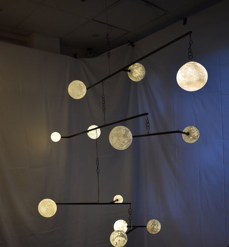 Lustre contemporâneo - BALANCED  - Semeur d'étoiles - em vidro soprado / em latão / da linha comercial