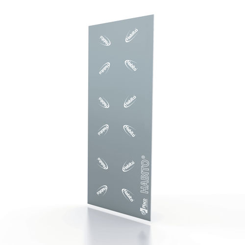 Placa de gesso de alta resistência - HABITO&reg; - Placoplatre - hidrófuga / resistente a impactos / retangular