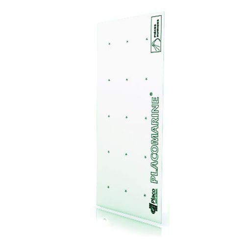 Placa de gesso de alta resistência - PLACOMARINE&reg; PREMIUM BA 13 - Placoplatre - hidrófuga / decorativa / retangular