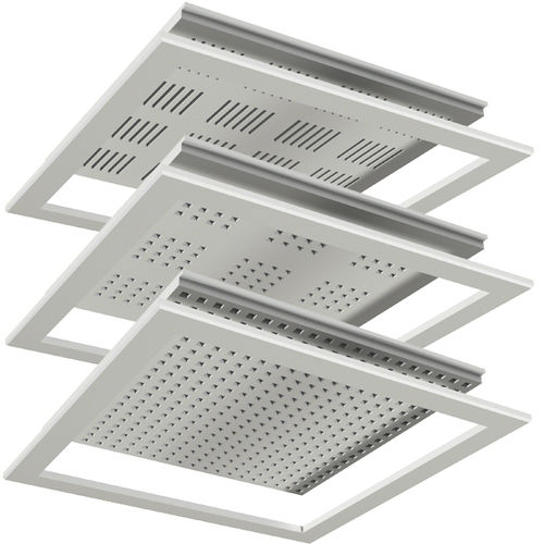 Alçapão para teto falso - GYPTONE® ACCESS BASE - Placoplatre - quadrado / metálico