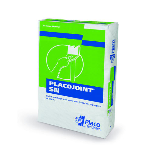 Reboco de selagem de juntas - PLACOJOINT® SN 25kg - Placoplatre - para ambiente interno / para parede divisória / de gesso
