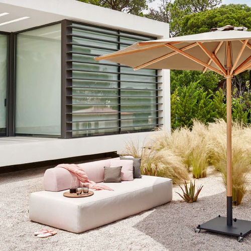 Sofá contemporâneo - AMAN - Jardinico - para ambiente externo / em tecido / contract