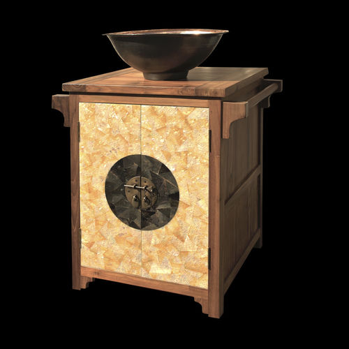 Gabinete de banheiro de piso - FAR HP SDBSM - MATAHATI - em teca / contemporâneo